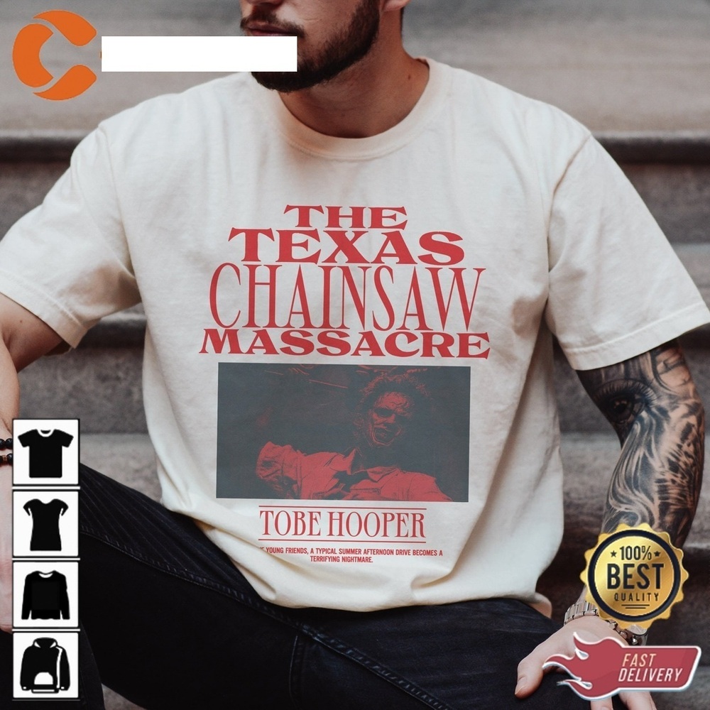 Retro The Texas Chainsaw Massacre Shirt Unisex Garment Dyed Shirt